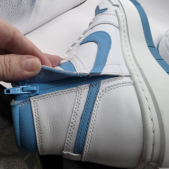 Nike Air Jordan 1 Elevate Womens High White Powder Blue DN3253-114 Size 11 - Picture 8 of 11